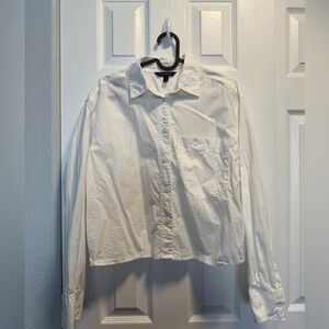 Banana Republic Collared Long Sleeve Blouse